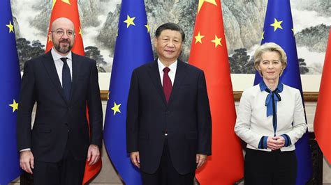 Divides over trade and Ukraine are in focus as EU and China’s leaders meet in Beijing